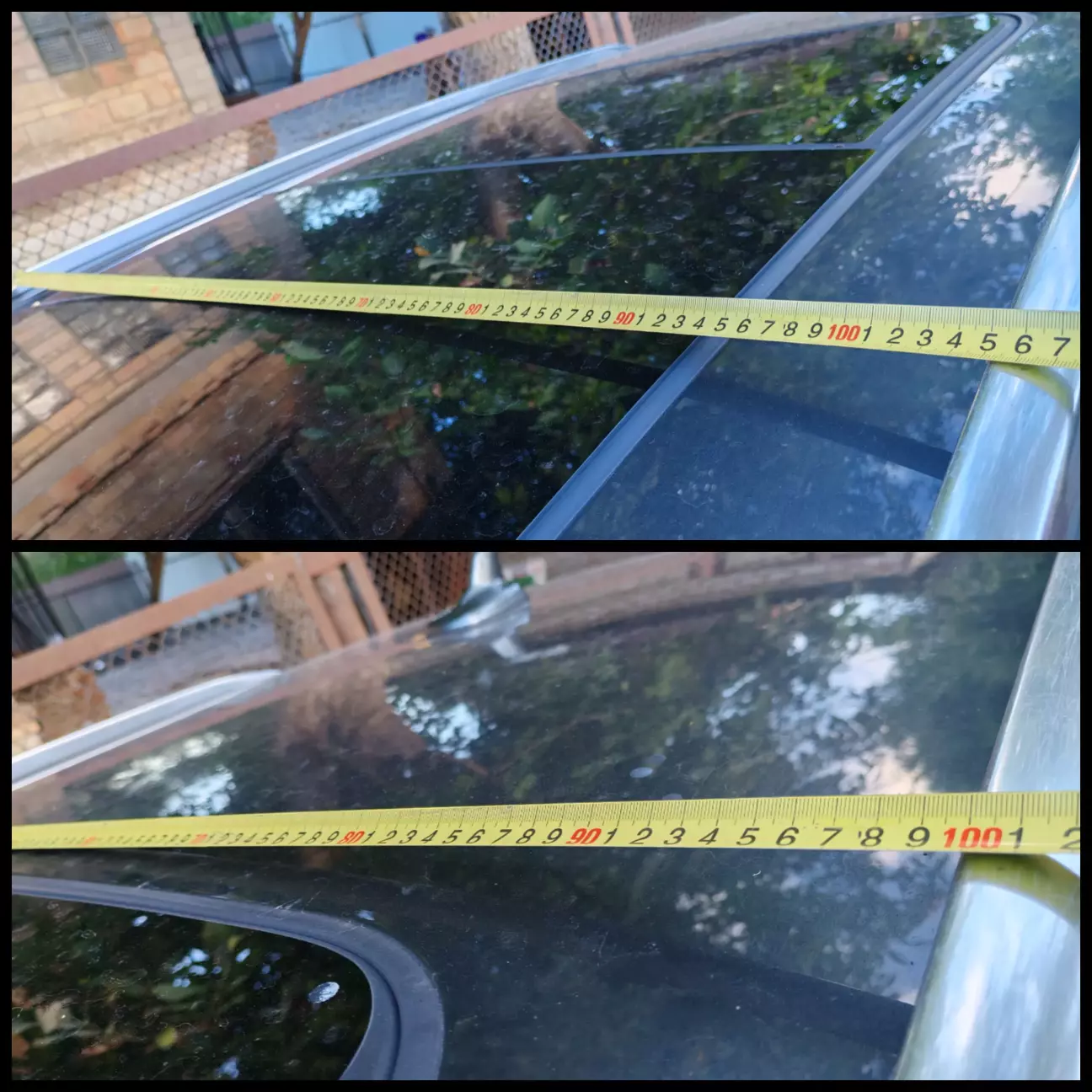 Відстань між точками кріплення на A4 B9 Avant - 1050 мм спереду і 1000 мм ззаду