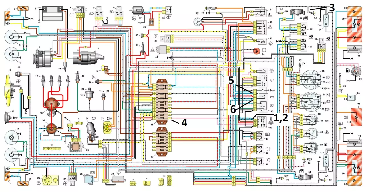 Загальна схема, що і куди підключати.