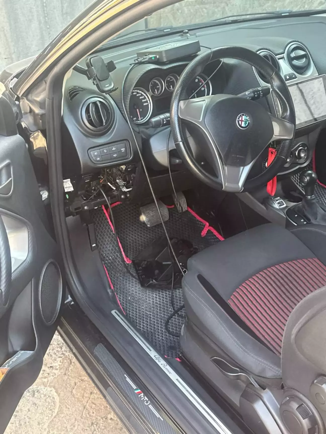 Альфа під час заливання прошивки