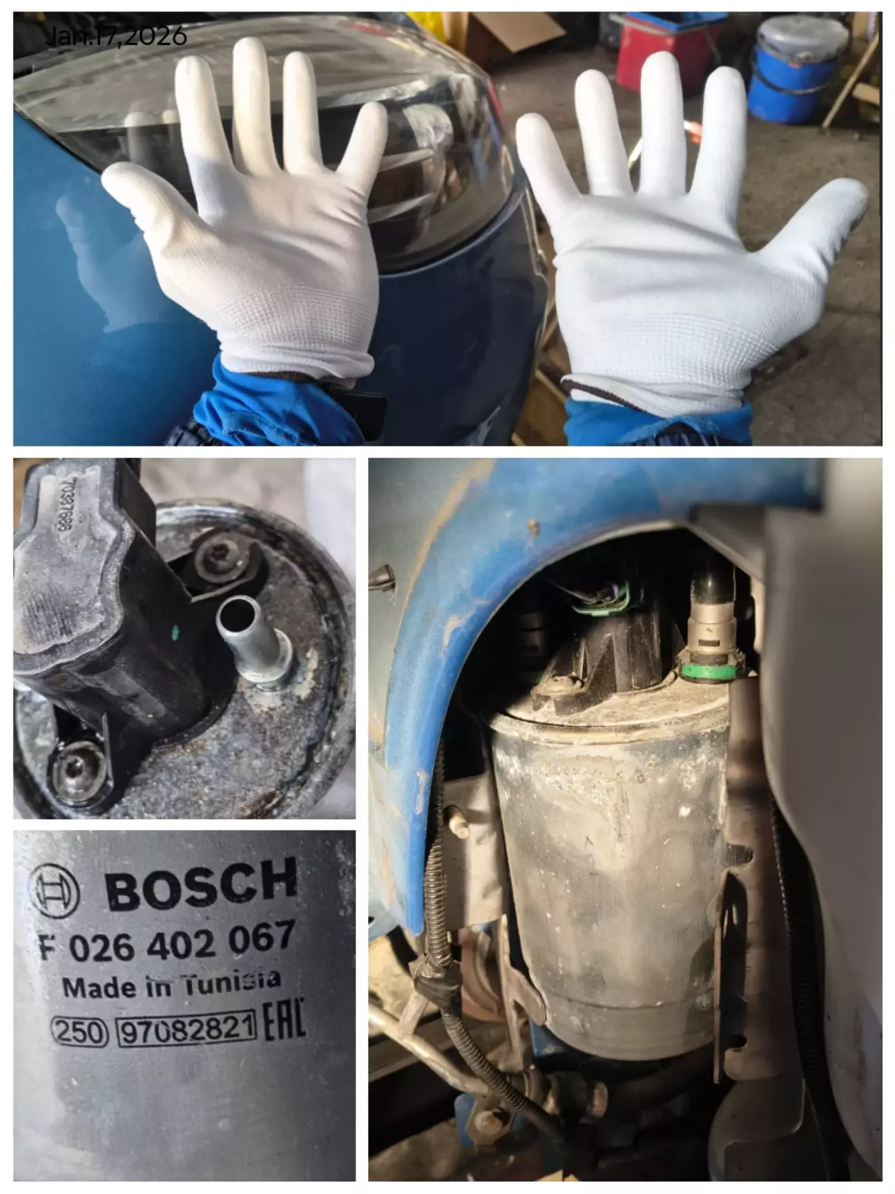 Ці руки нічого ще не торкалися. 😁 А старий фільтр досить засраний..