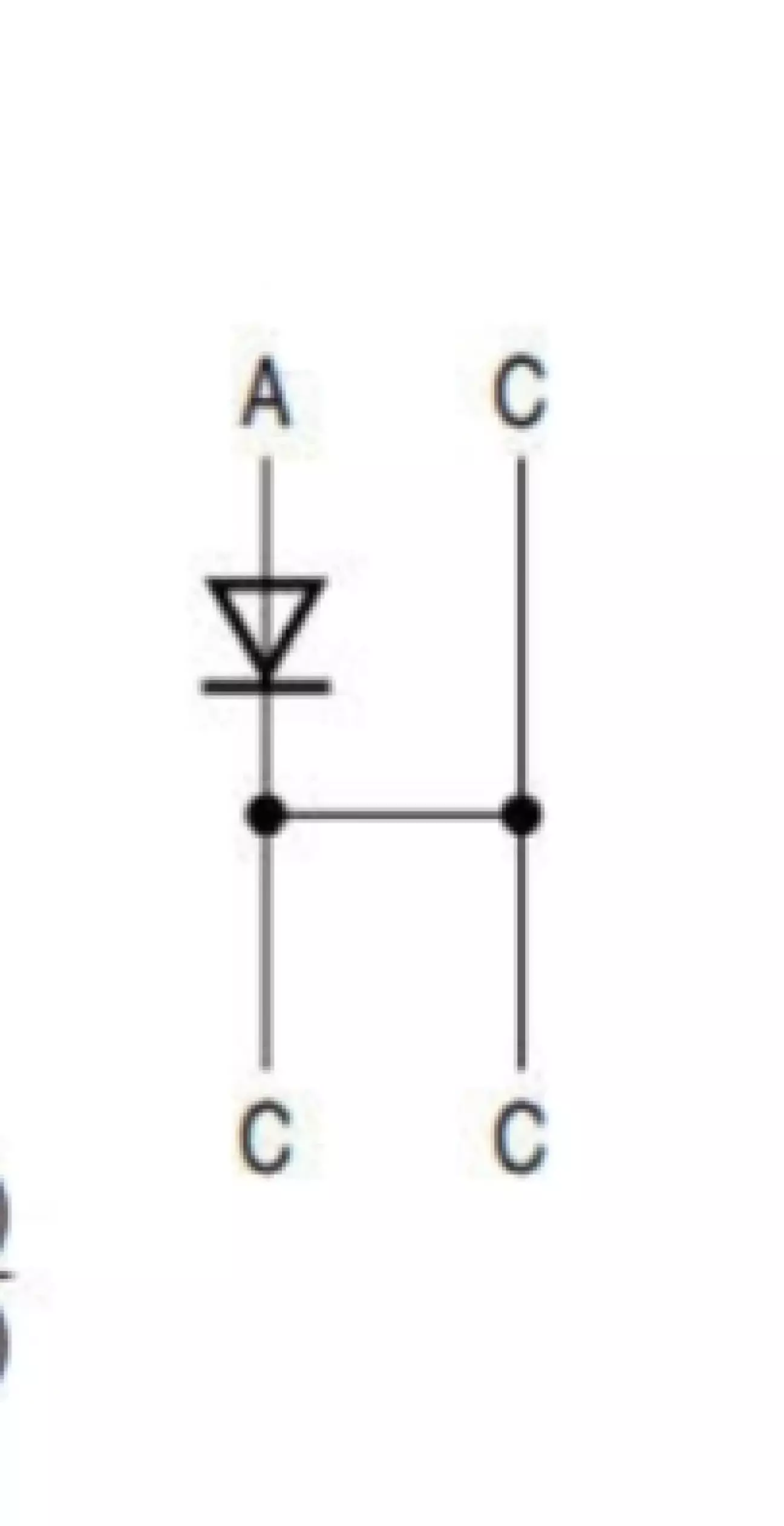 Ось така схема діоду. Він 4 лапий