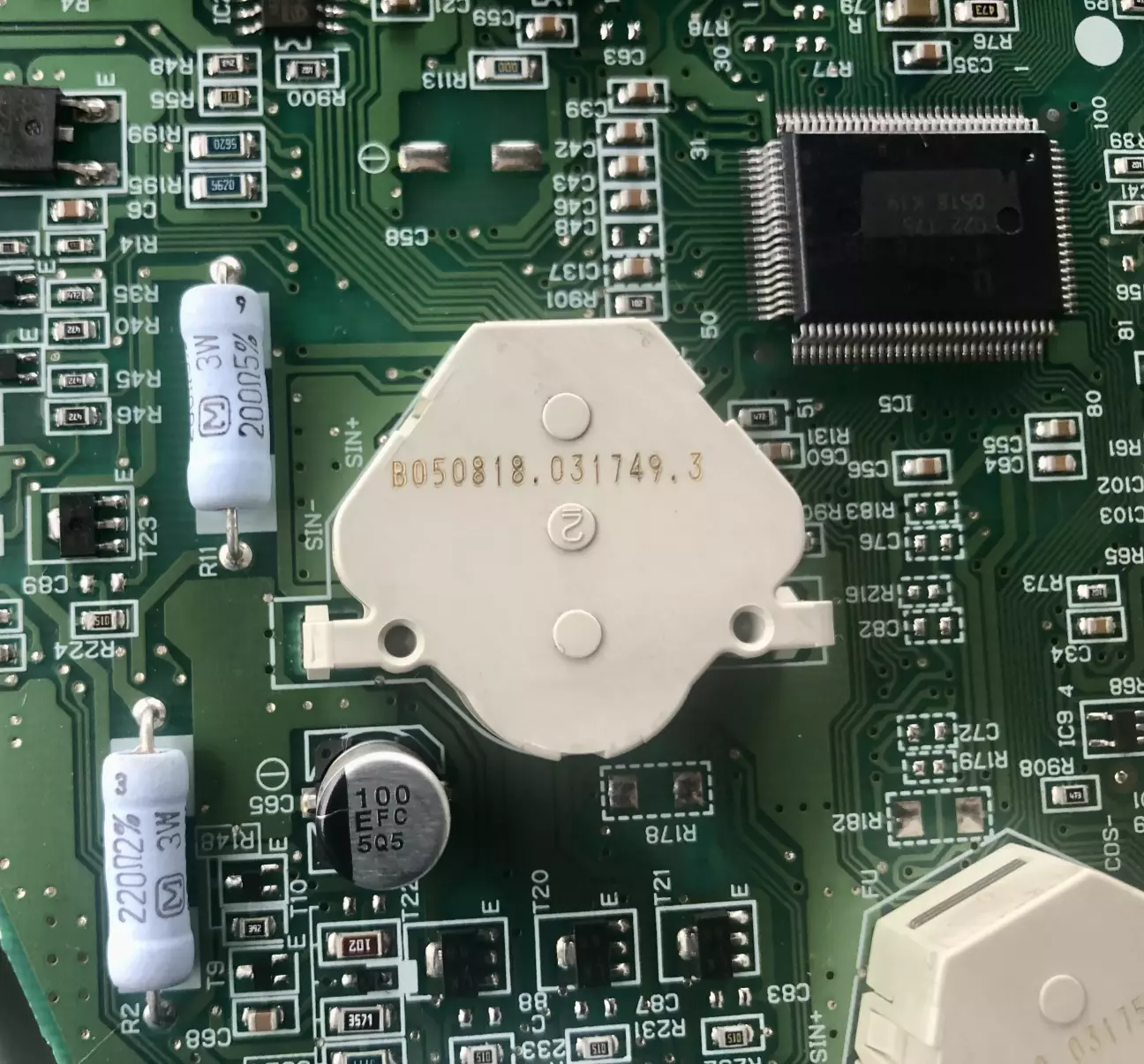 Номер блока стрелки температуры охлаждающей жидкости