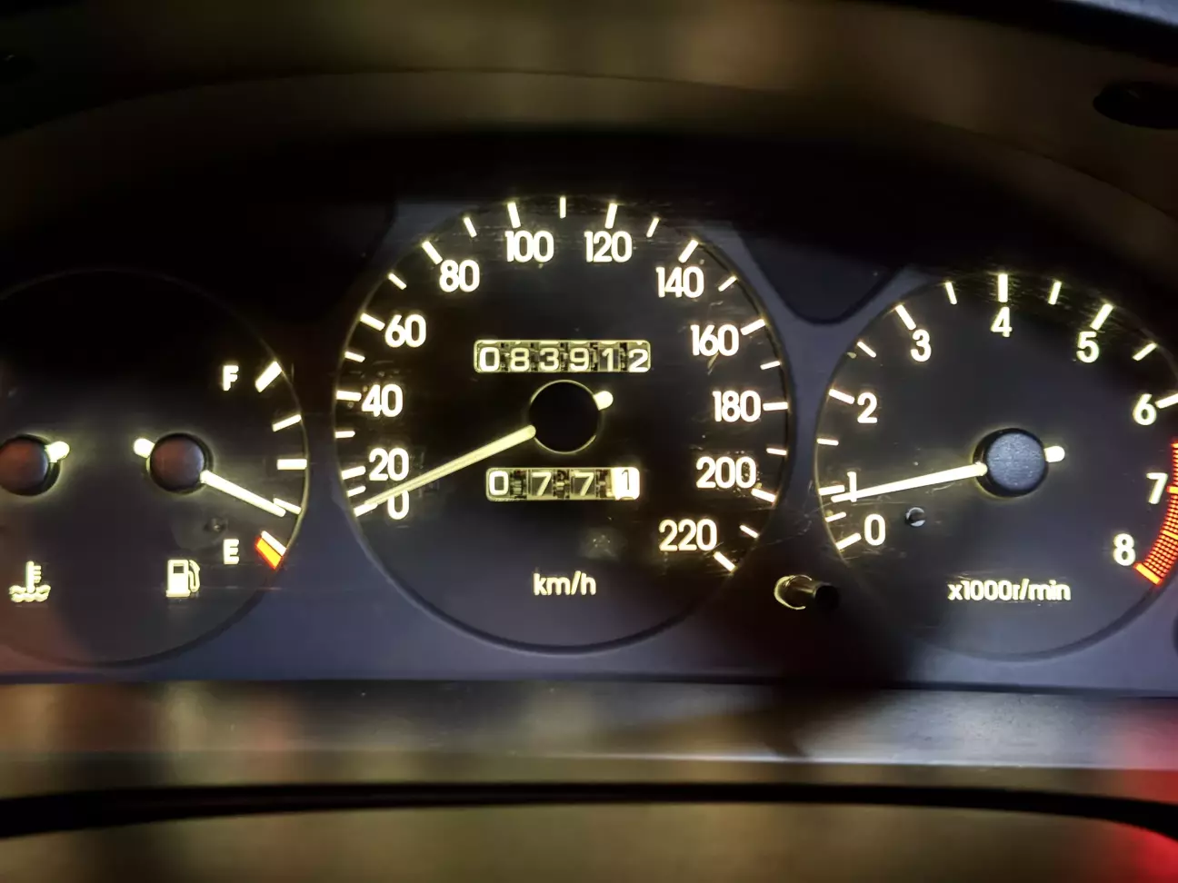 Пробег на момент проведения работ.