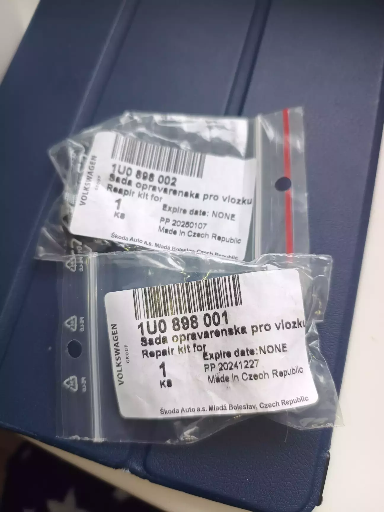 Ремкомплект від шкоди. Номери на фото)