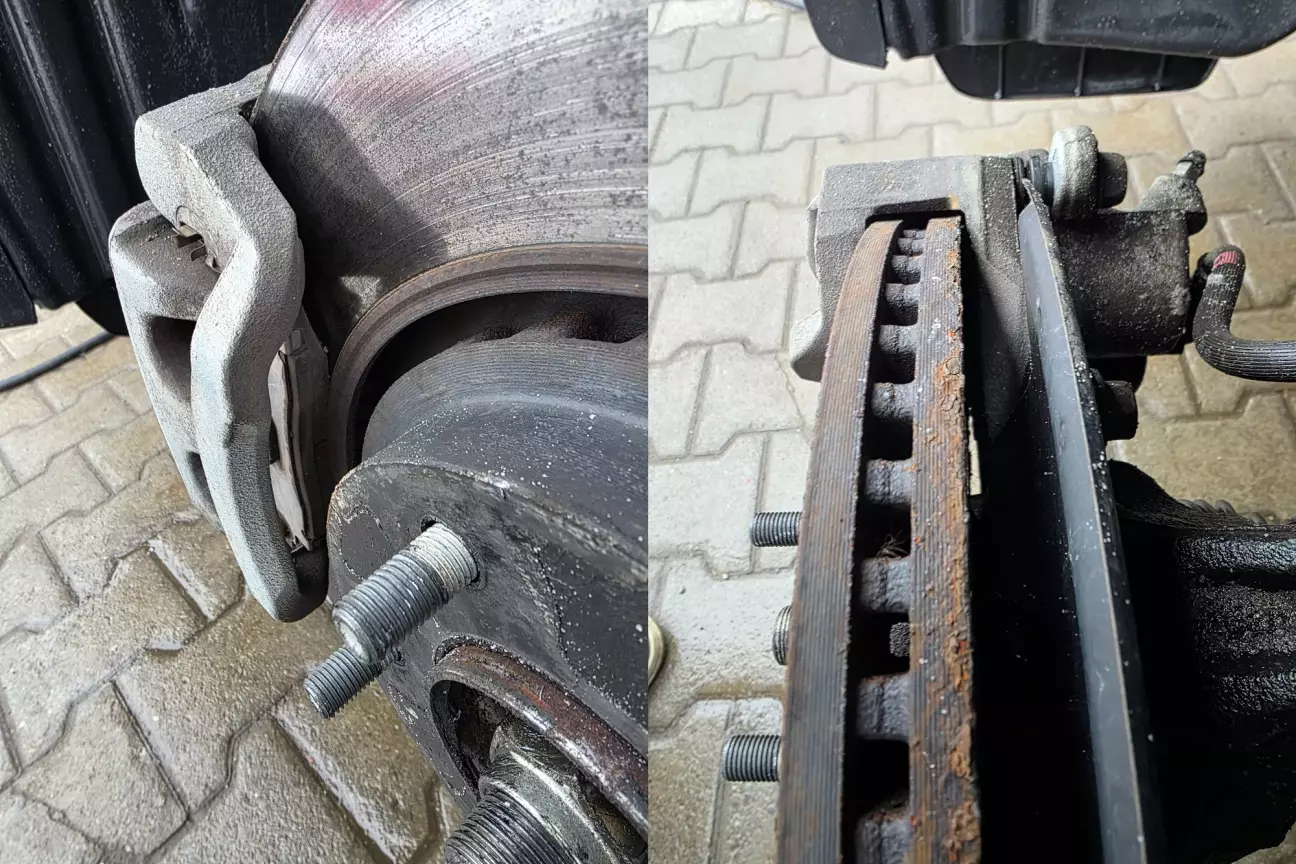 Одним махом подивився ще і на колодки..