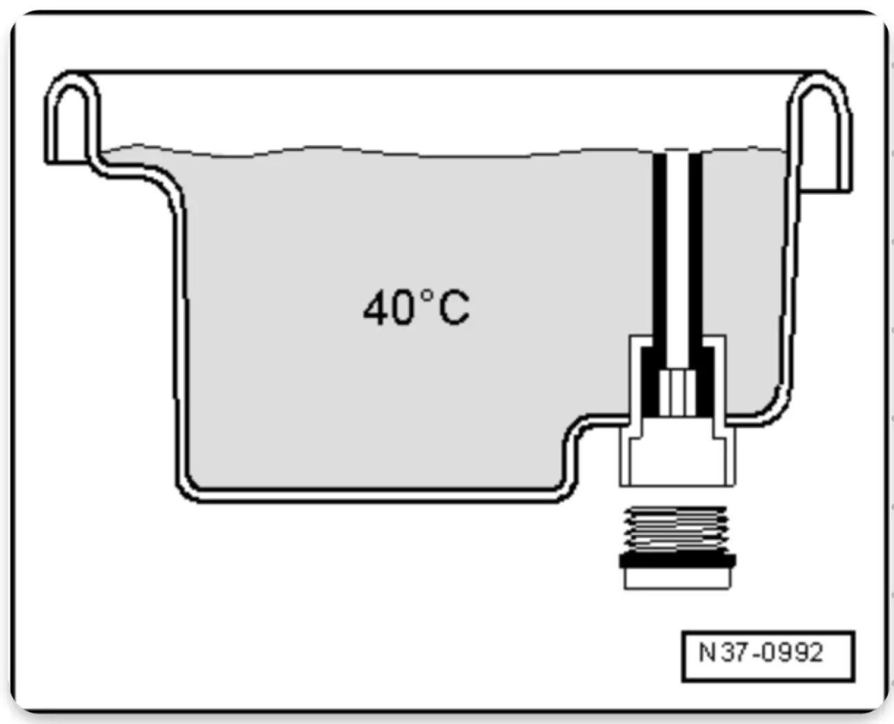 Рівень і температура оливи на запущеному двигуні