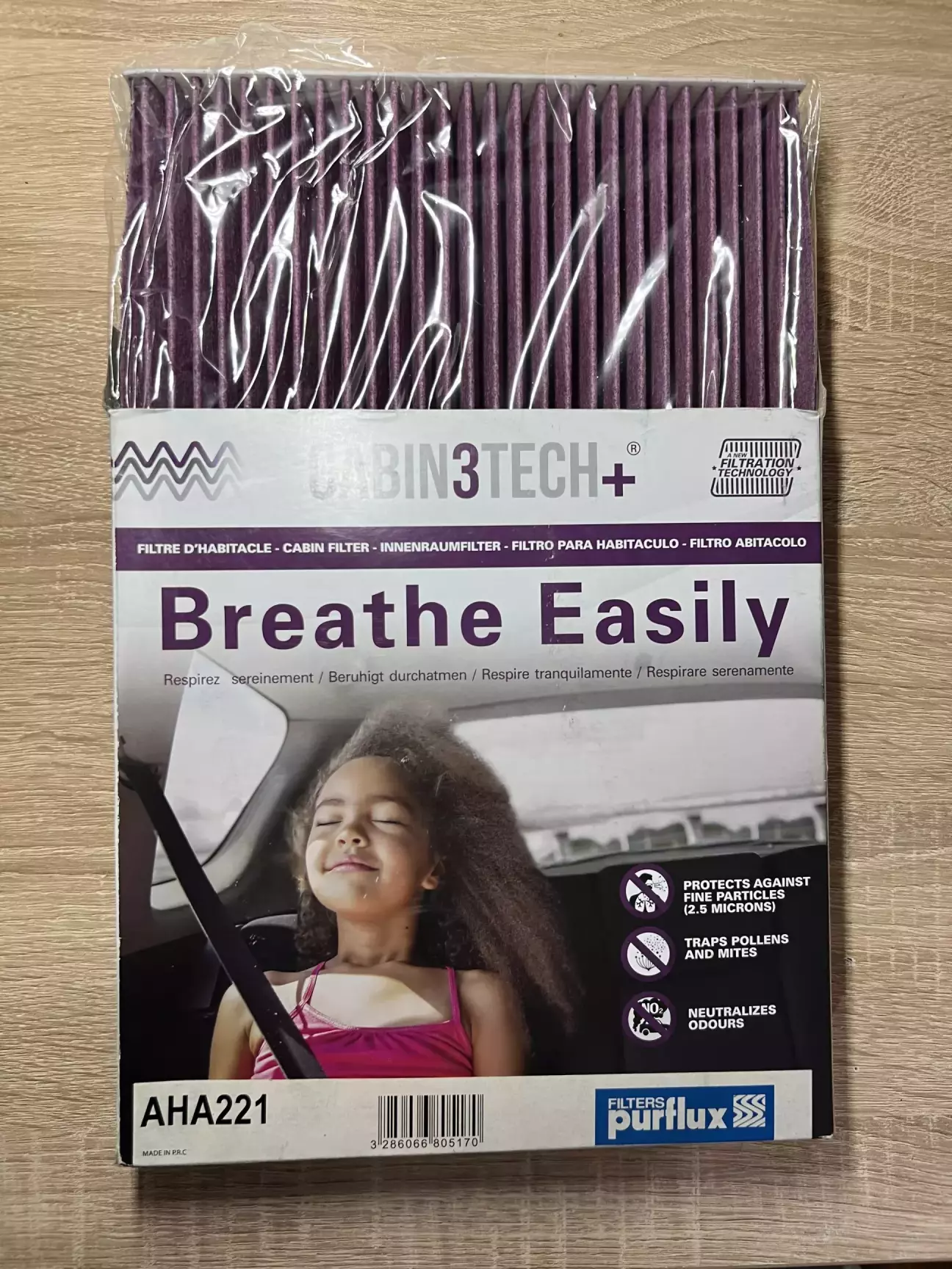 Використовую фільтри салону лише вугільні. Цього разу вирішив спробувати Purflux.