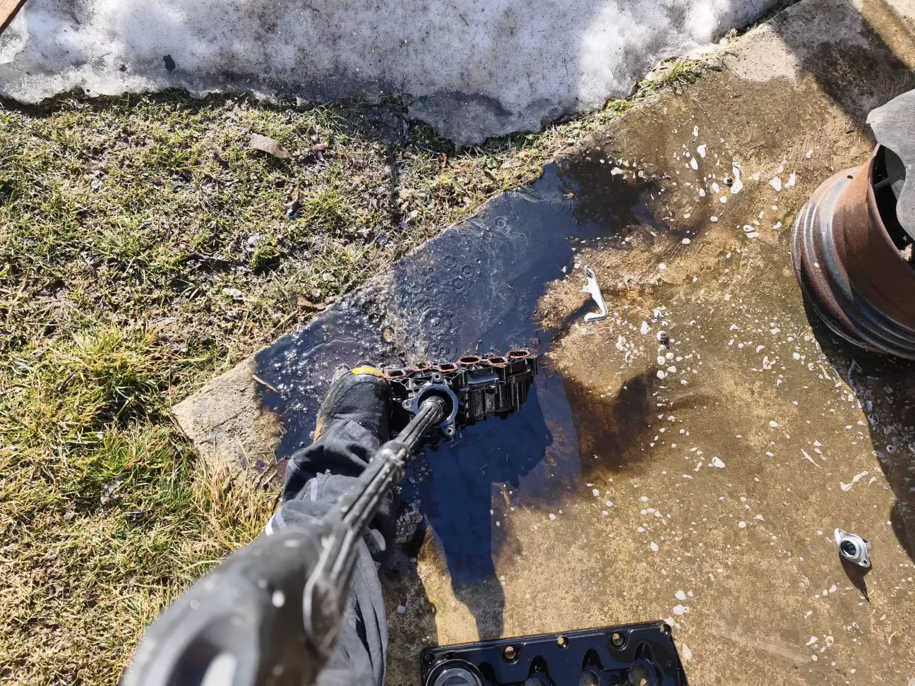 Плюс вода під тиском з кархера