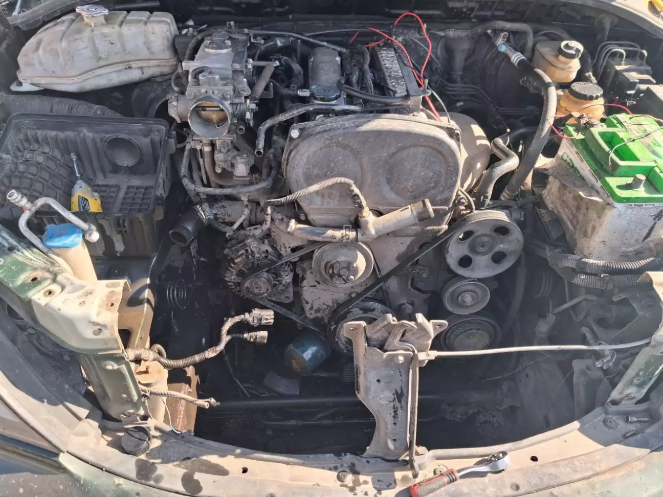 Залишився тільки радіатор і майже все.