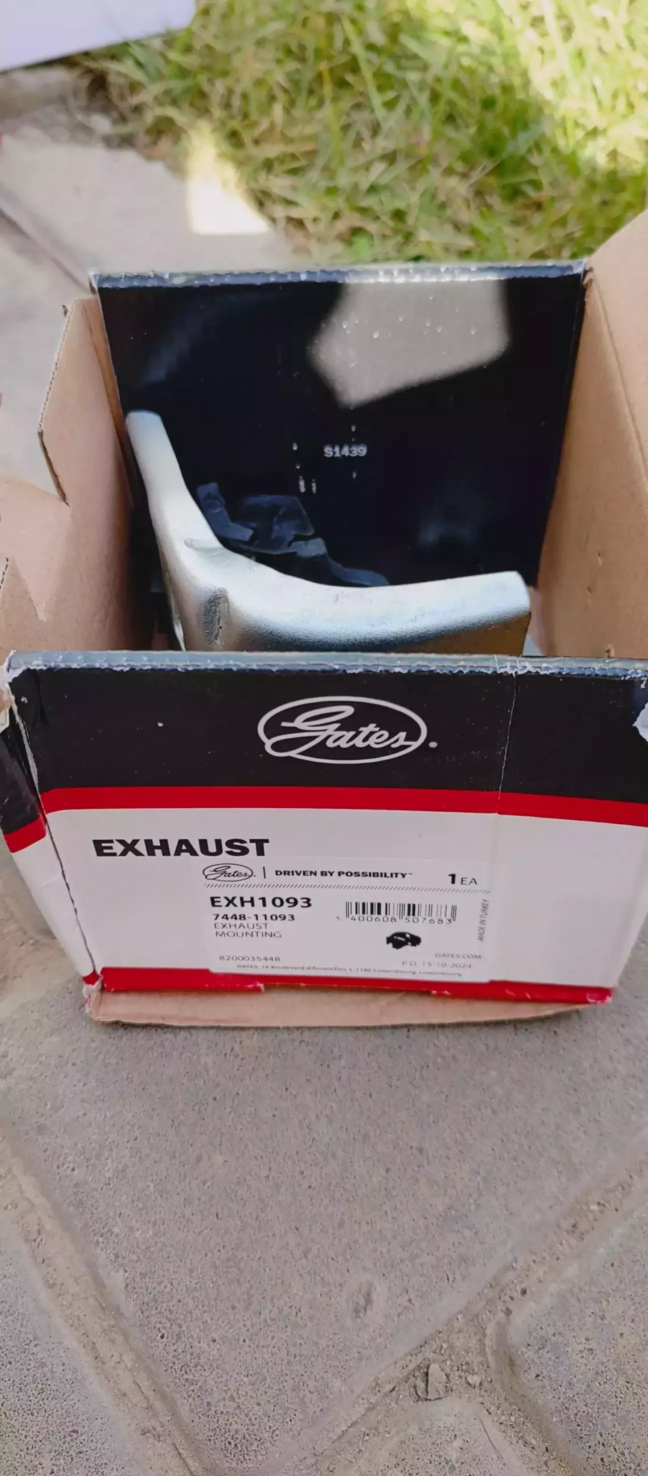 Задне кріплення глушника Gates EXH1093