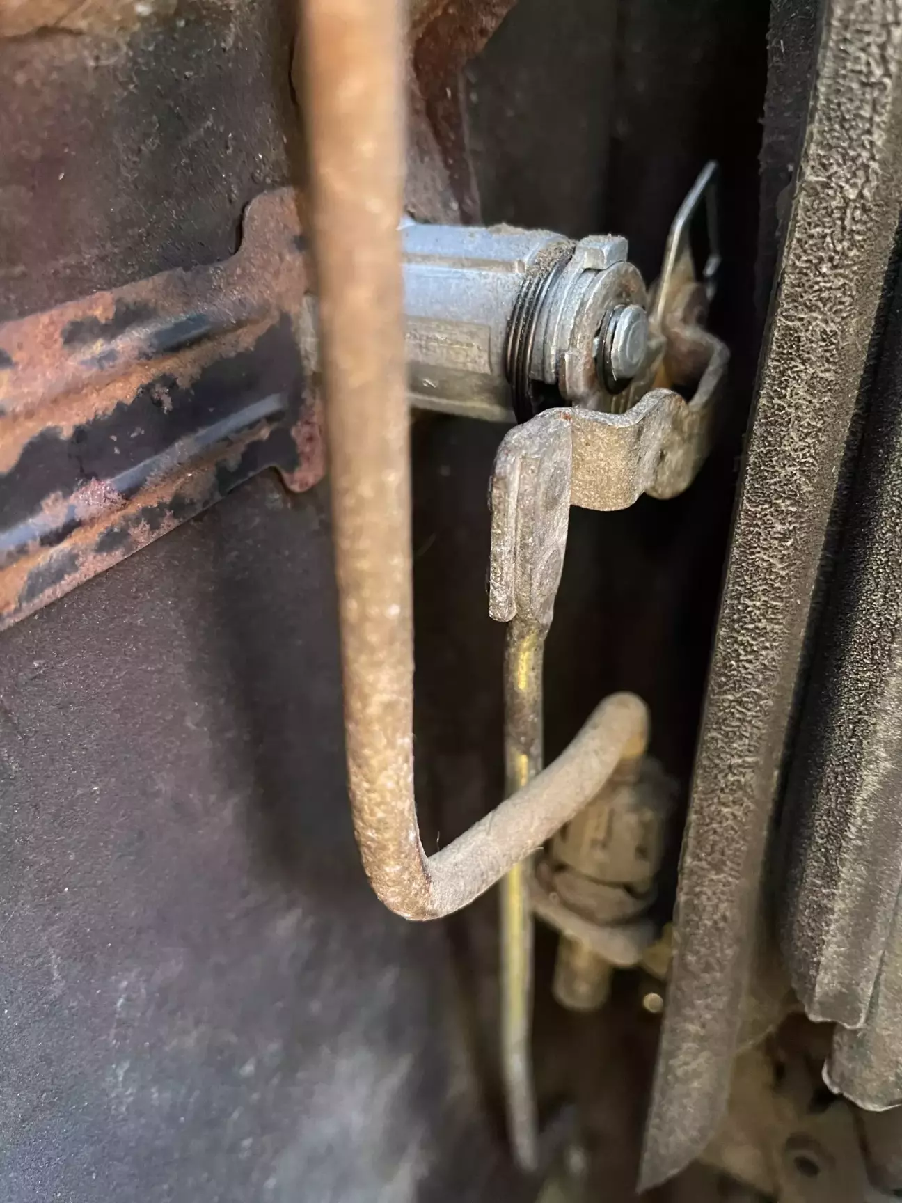 Сама личинка новая, а тягу переставил со старой