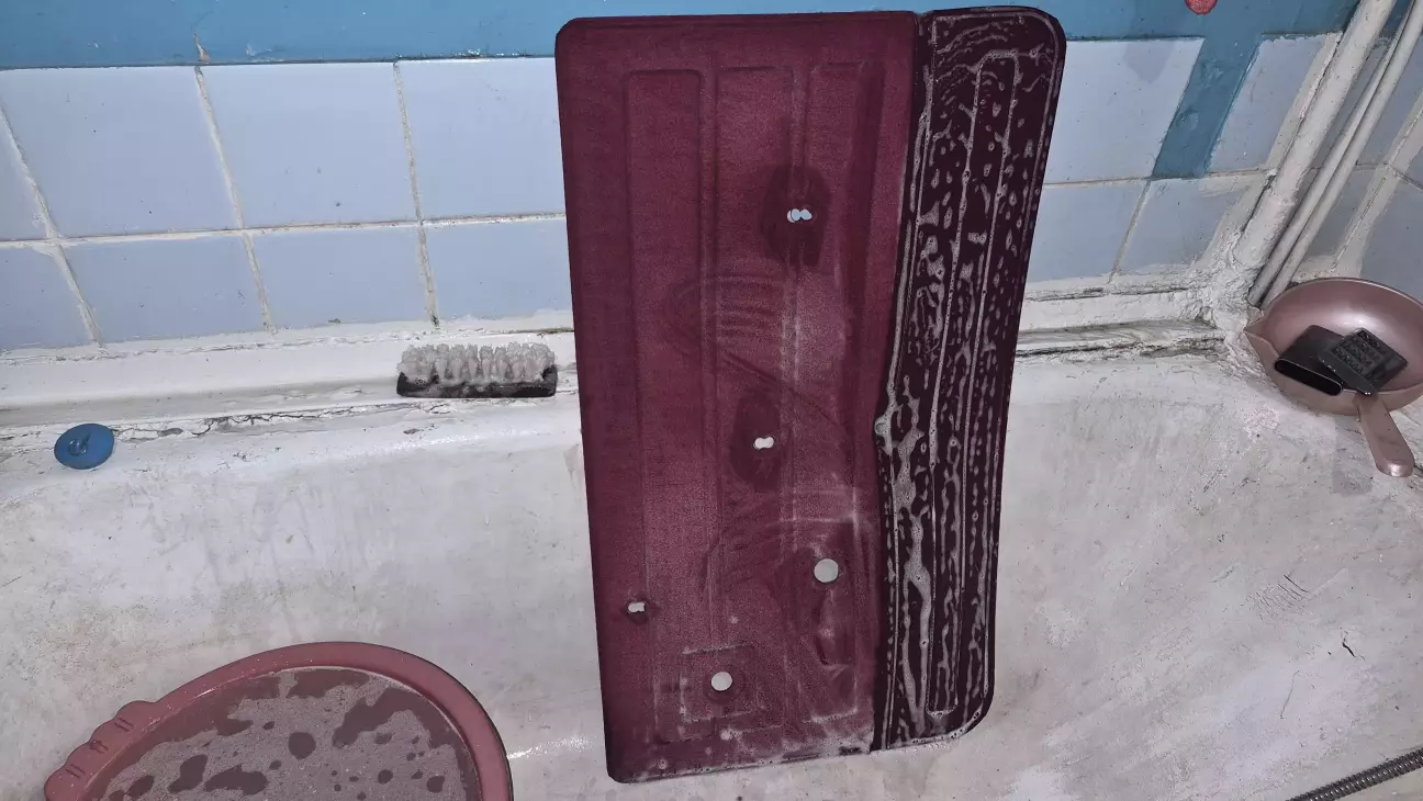 відмиваю карти аналогічно заднім