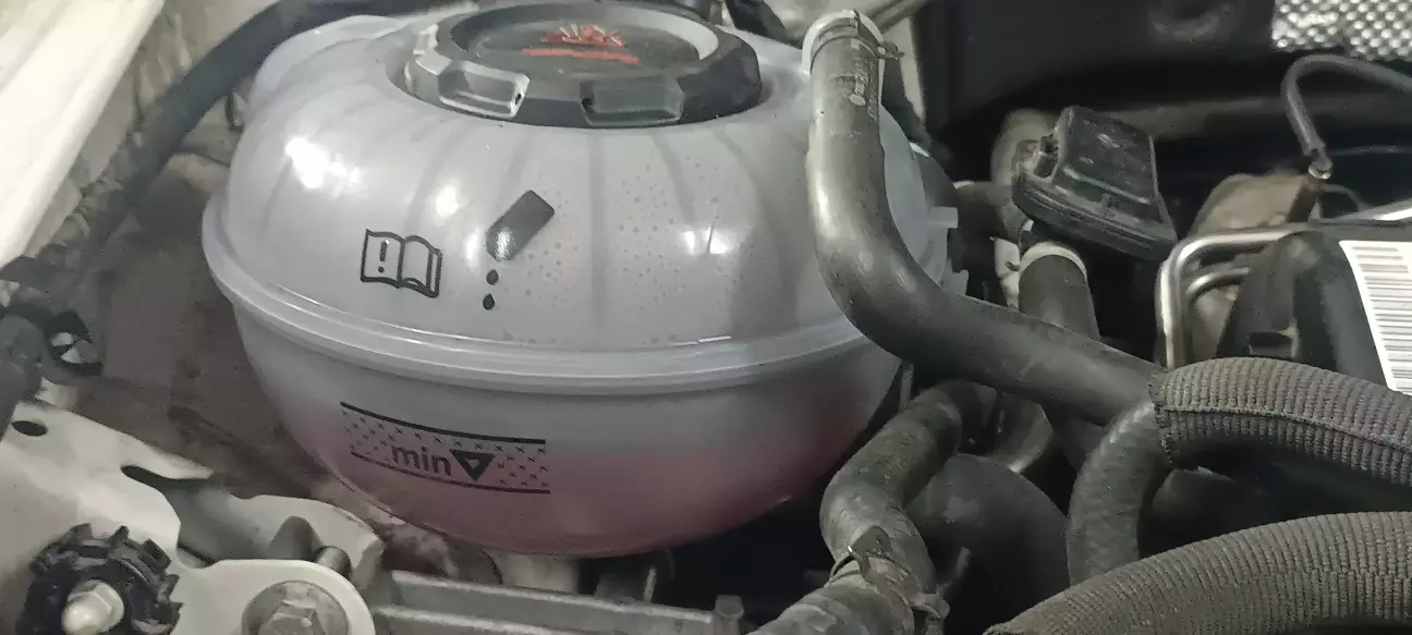 Так вот выглядит уже с антифризом