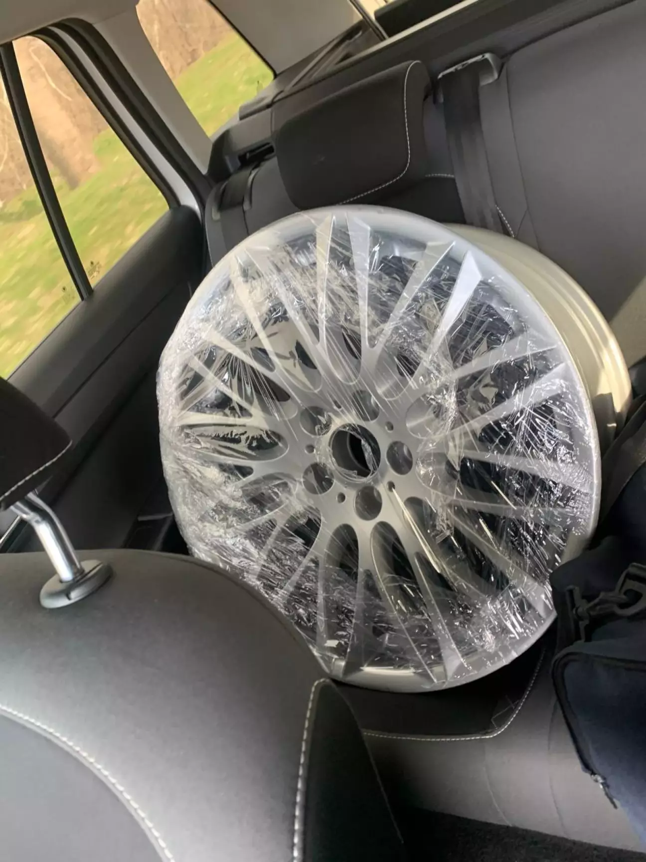 Везу красивое переднее колесико