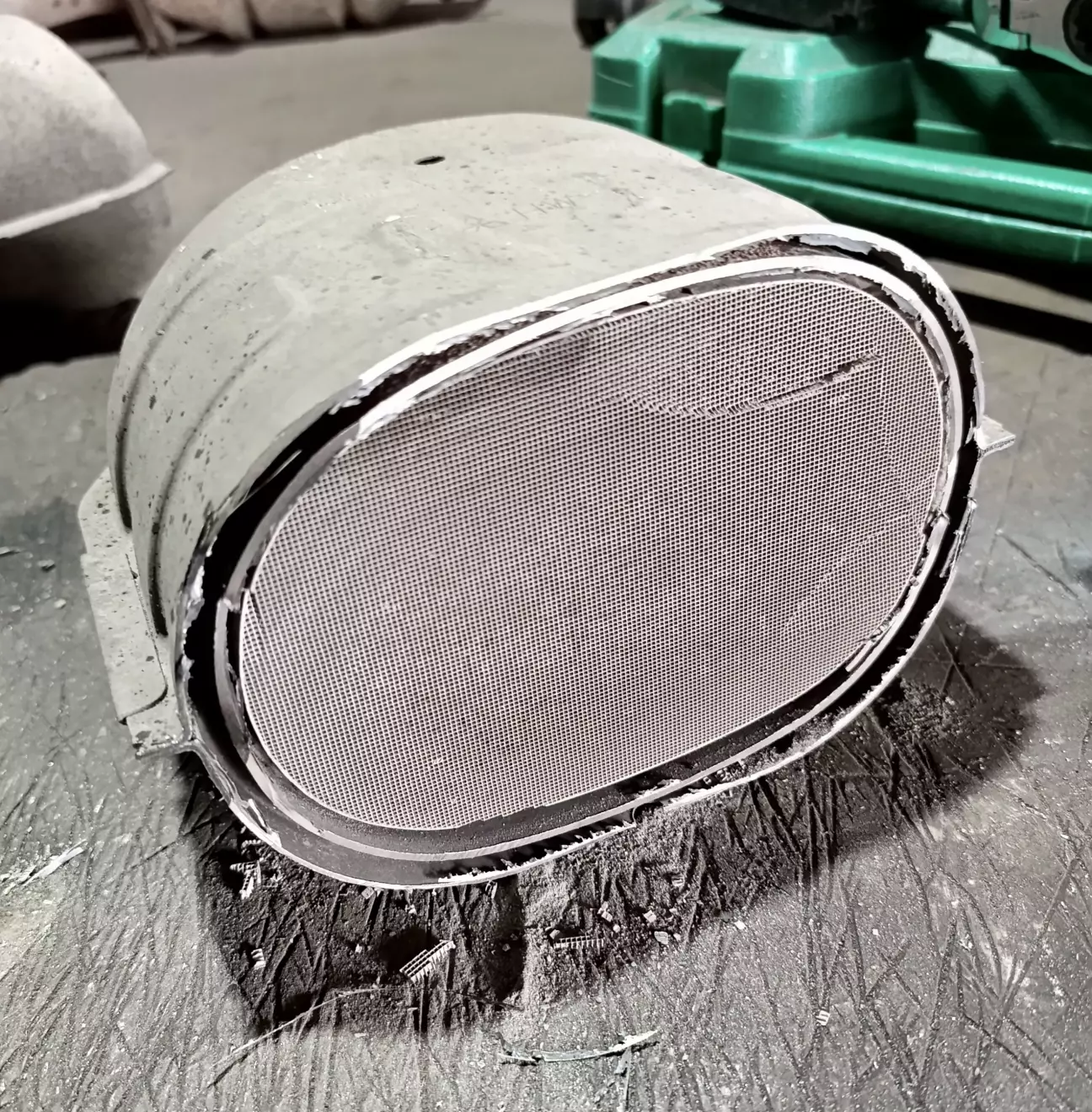 Состояние катализатора в выхлопной