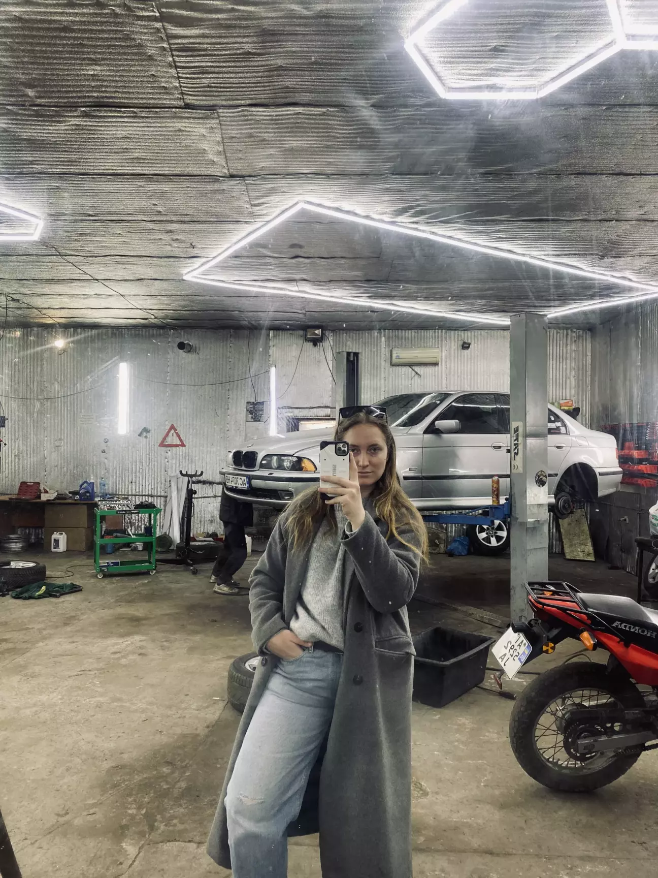 Фотка ще до початку роботи над машиною