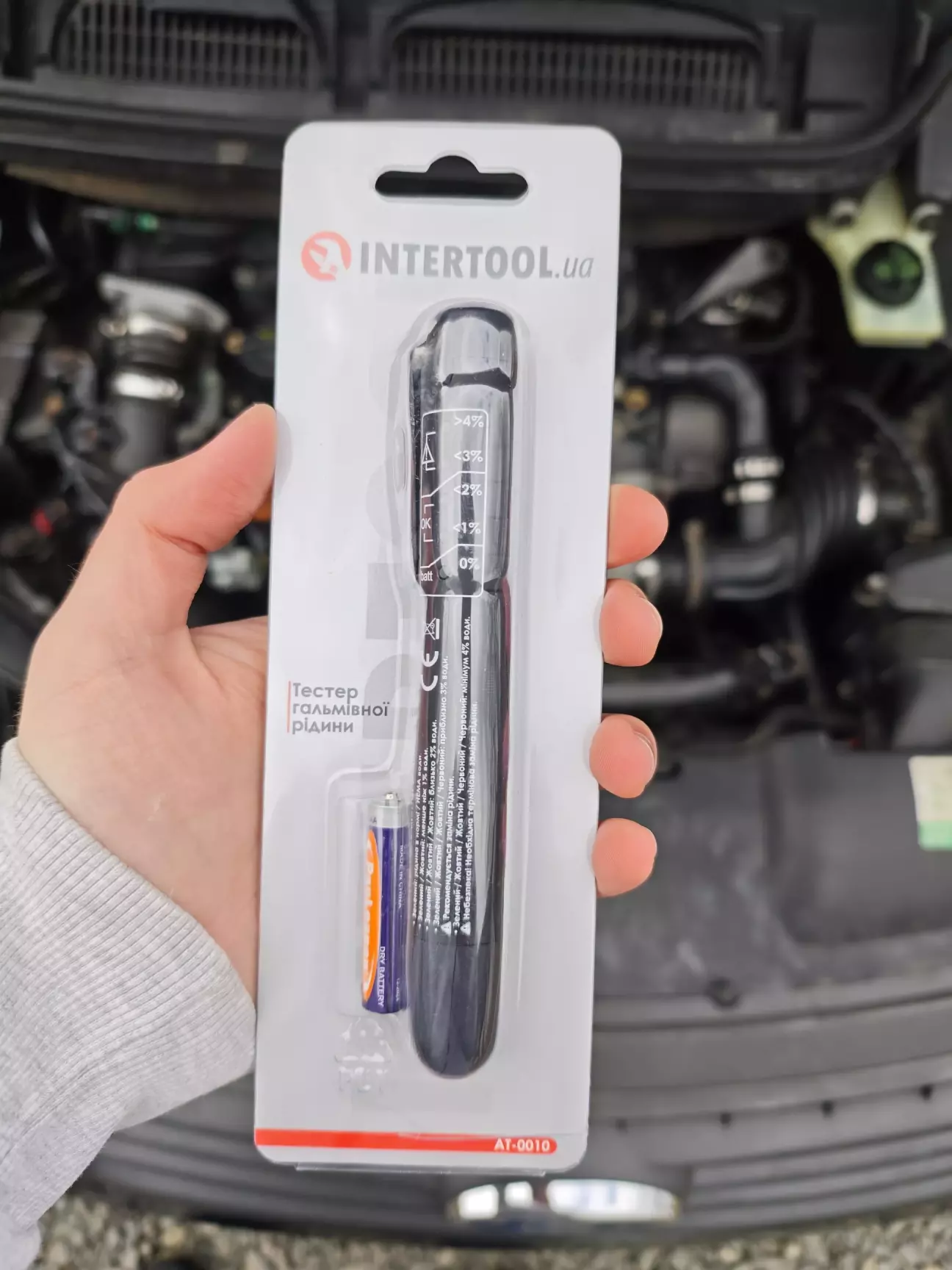 Придбав ось такий тестер від Intertool