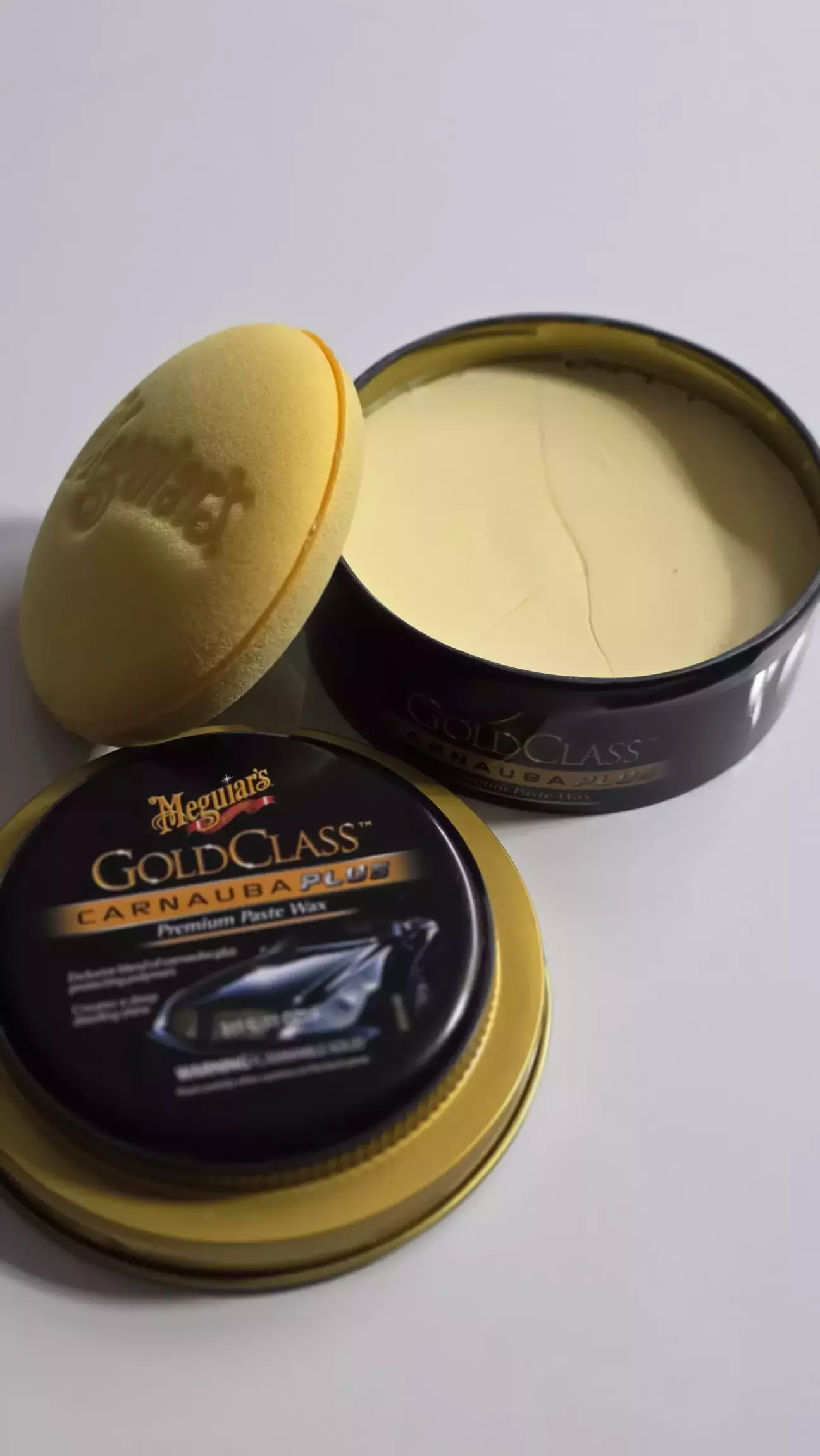 Meguiars Carnauba Plus. Made in USA