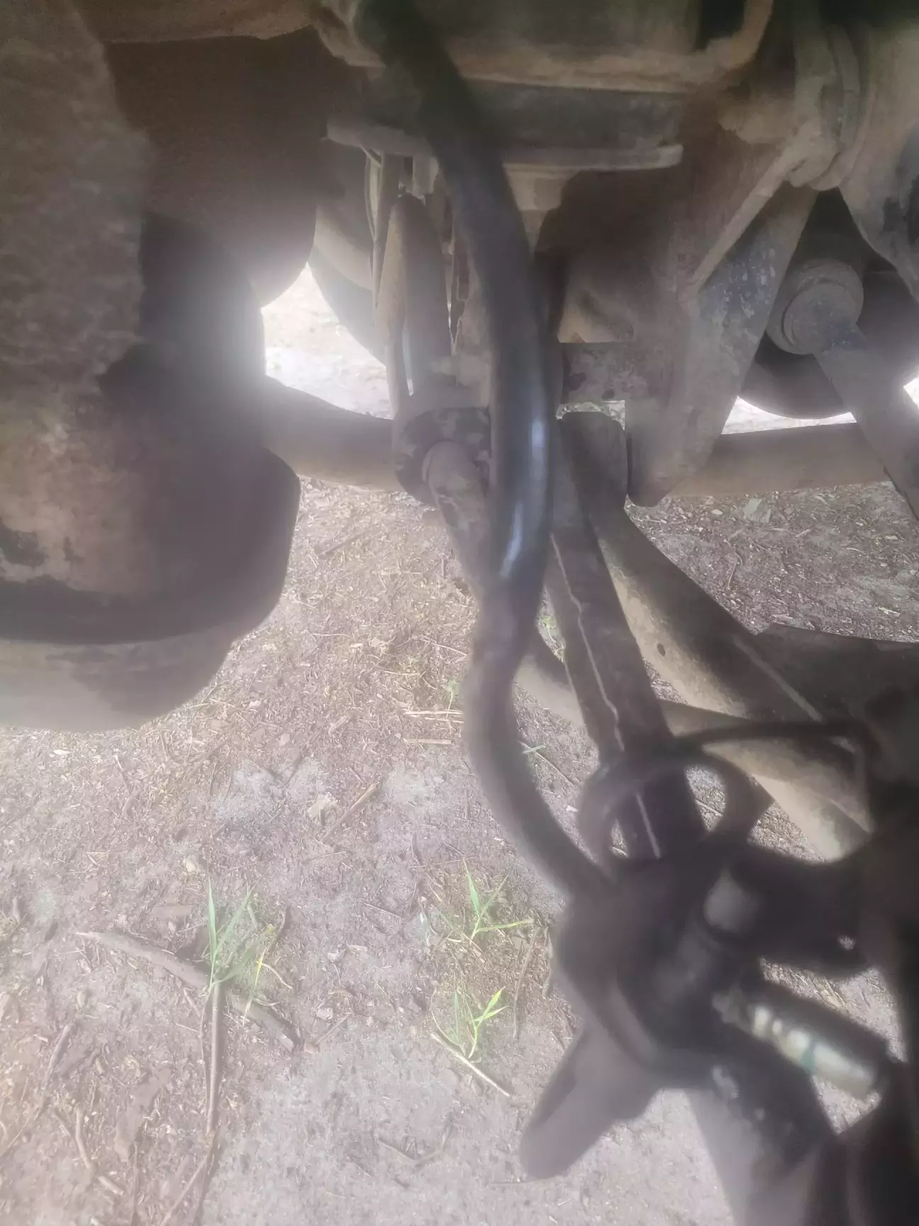 Колесо перетерло гальмівний шланг...