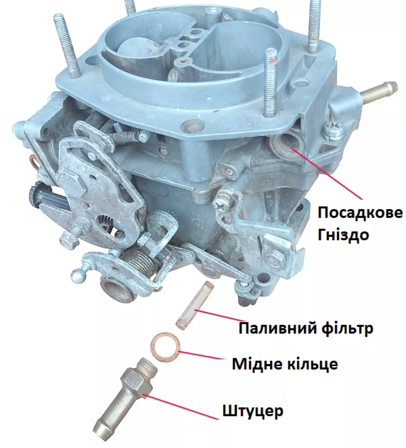 Схема встановлення нового фільтра