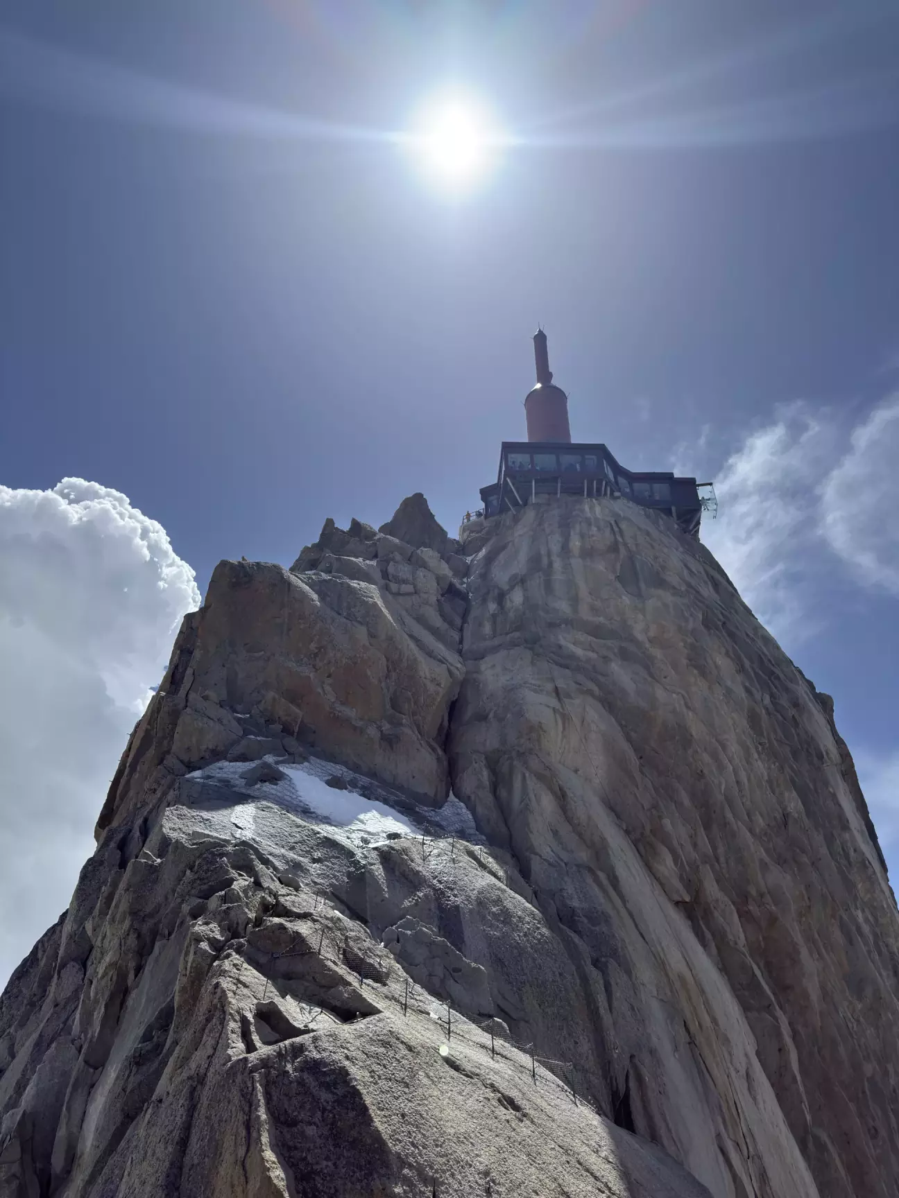 Ось самий пік Aiguille du Midi