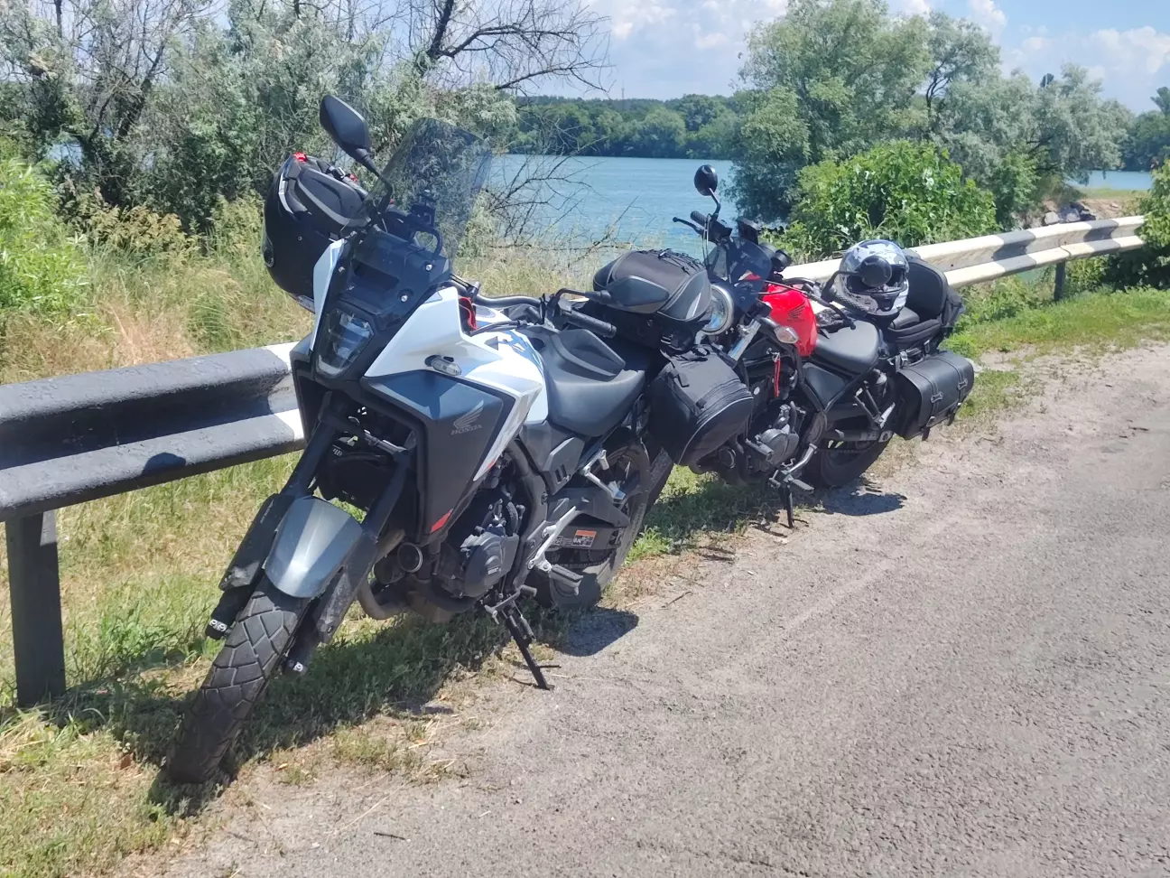 Путь из Кременчуга в Черкассы. Первая остановка у водохранилища