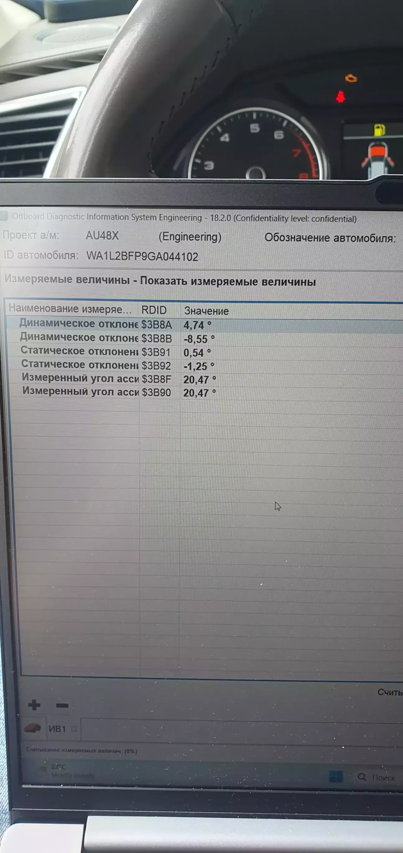 ось так самоя к і вмене динамічне калібрування вище норми