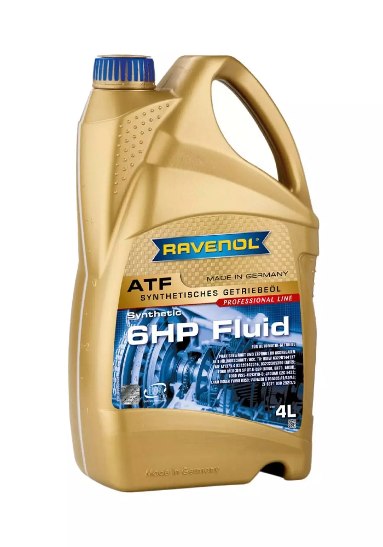 Масло в АКПП RAVENOL ATF 6HP FLUID 4L